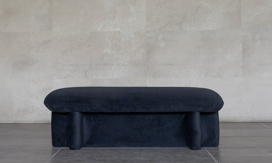 SHORN DINING BENCH |  MATTE BLACK
