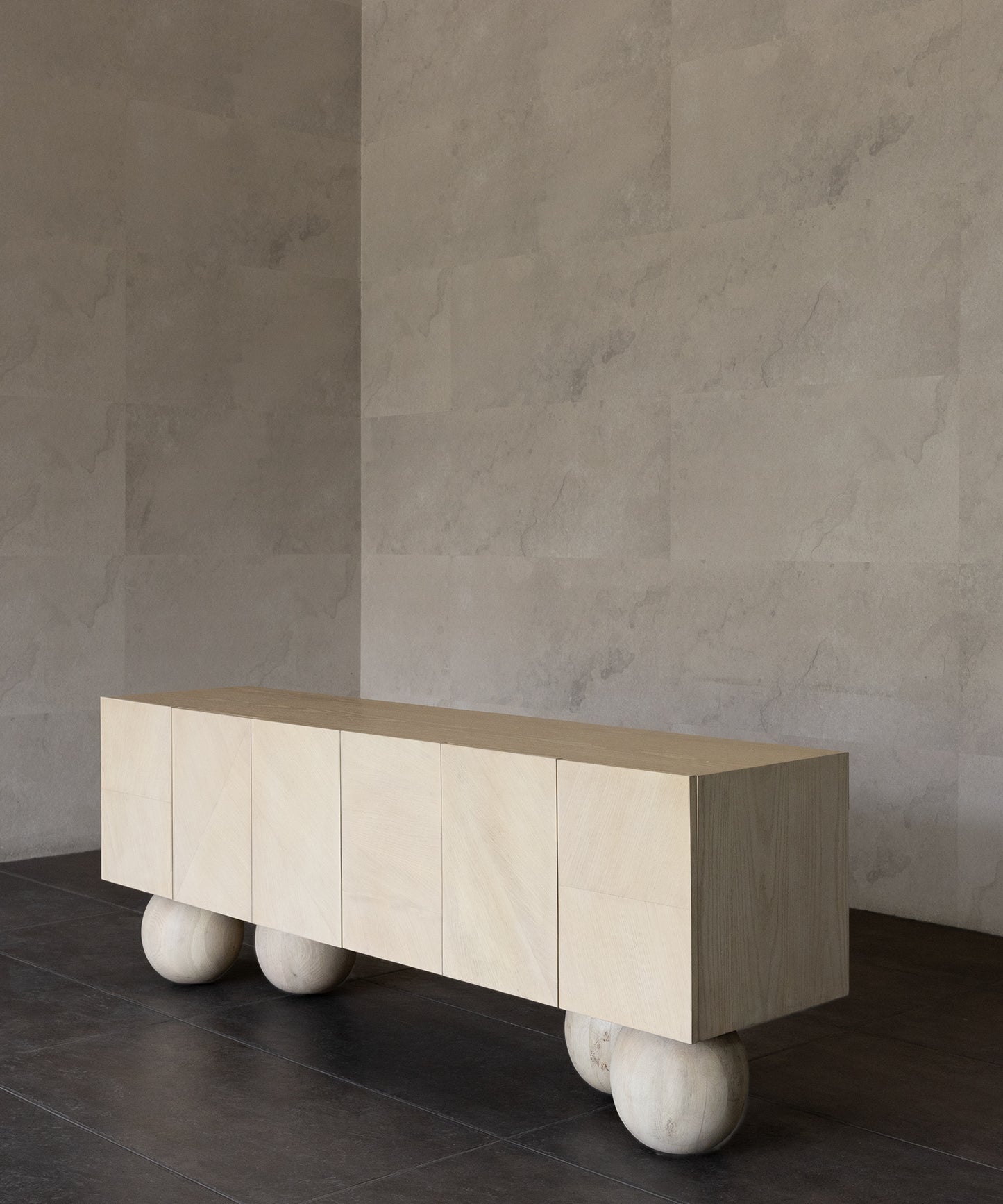 LUNA CREDENZA | BLEACHED WHITE OAK