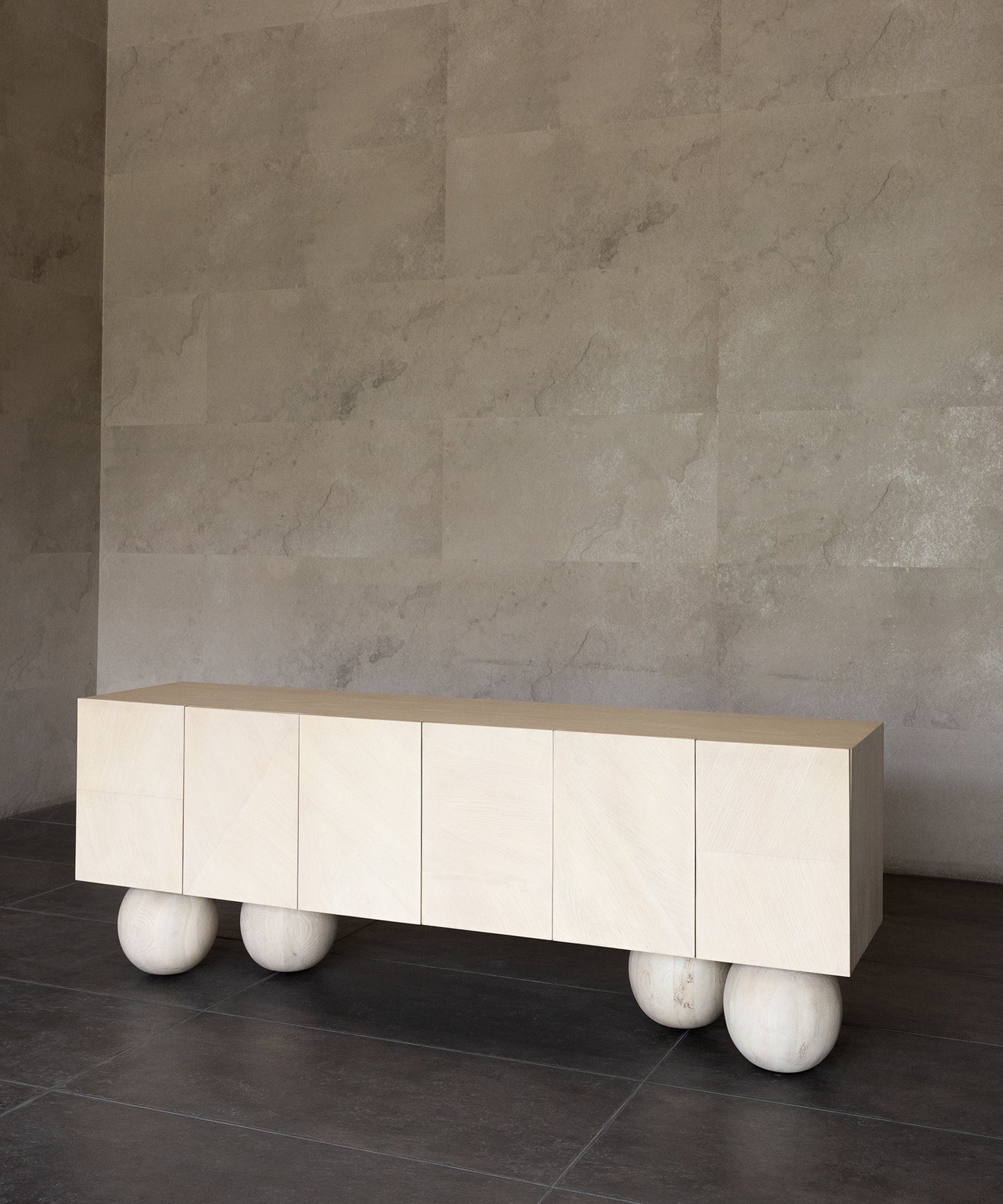 LUNA CREDENZA | BLEACHED WHITE OAK