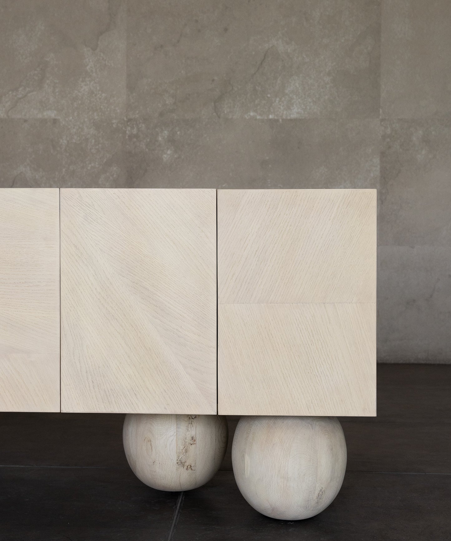 LUNA CREDENZA | BLEACHED WHITE OAK