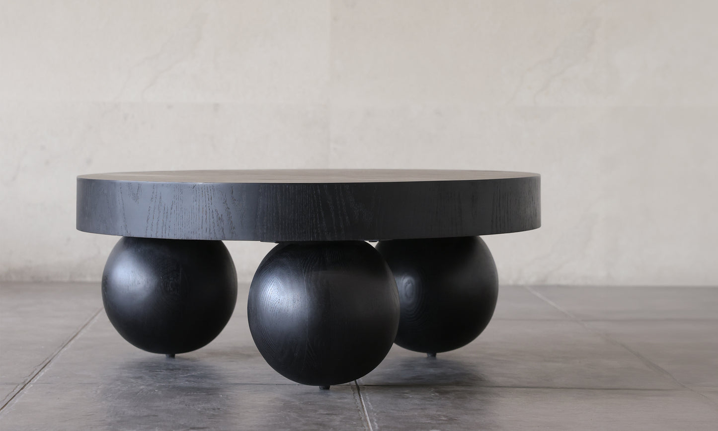 LUNA COFFEE TABLE | EBONY OAK