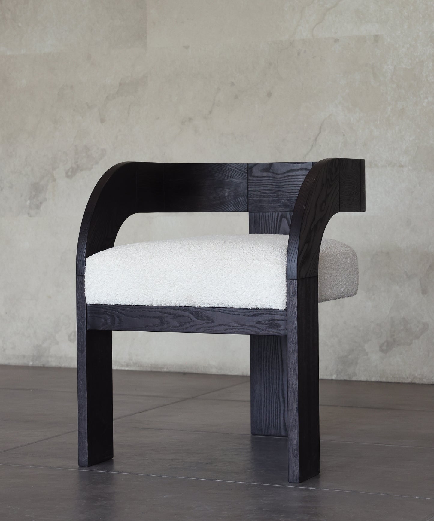 STUD DINING CHAIR | EBONY OAK